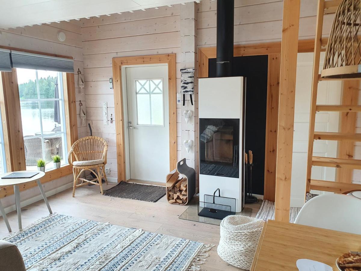 Stunning Log Cabin 45M2 On The Shore Of Kallavesi. Kuopio Luaran gambar