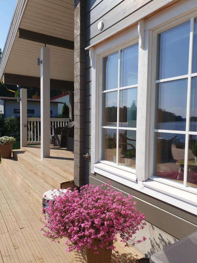 Stunning Log Cabin 45M2 On The Shore Of Kallavesi. Kuopio Luaran gambar