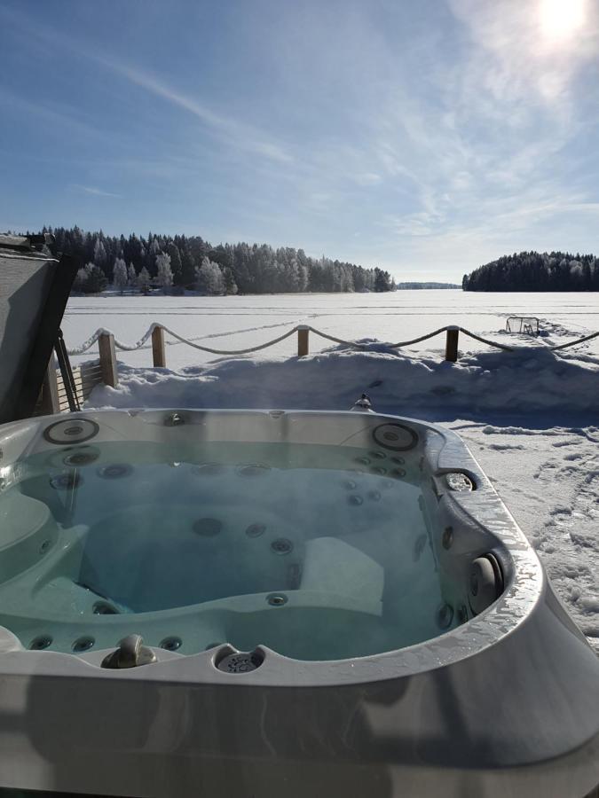 Stunning Log Cabin 45M2 On The Shore Of Kallavesi. Kuopio Luaran gambar