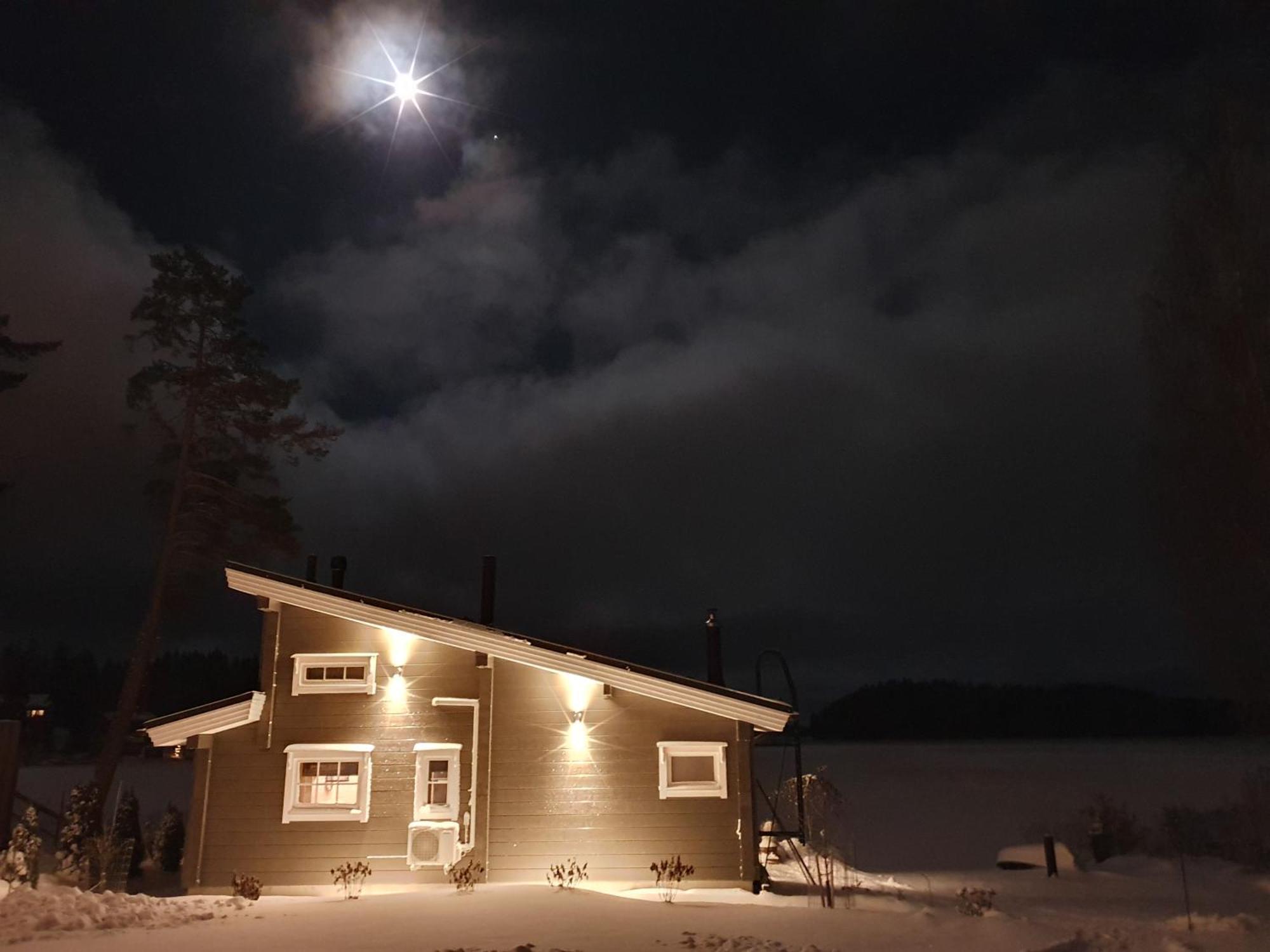 Stunning Log Cabin 45M2 On The Shore Of Kallavesi. Kuopio Luaran gambar