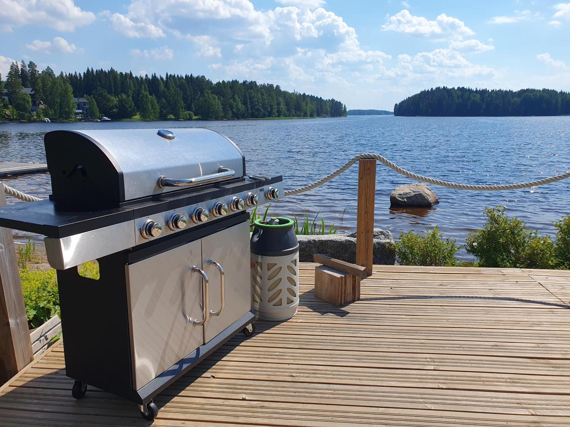 Stunning Log Cabin 45M2 On The Shore Of Kallavesi. Kuopio Luaran gambar