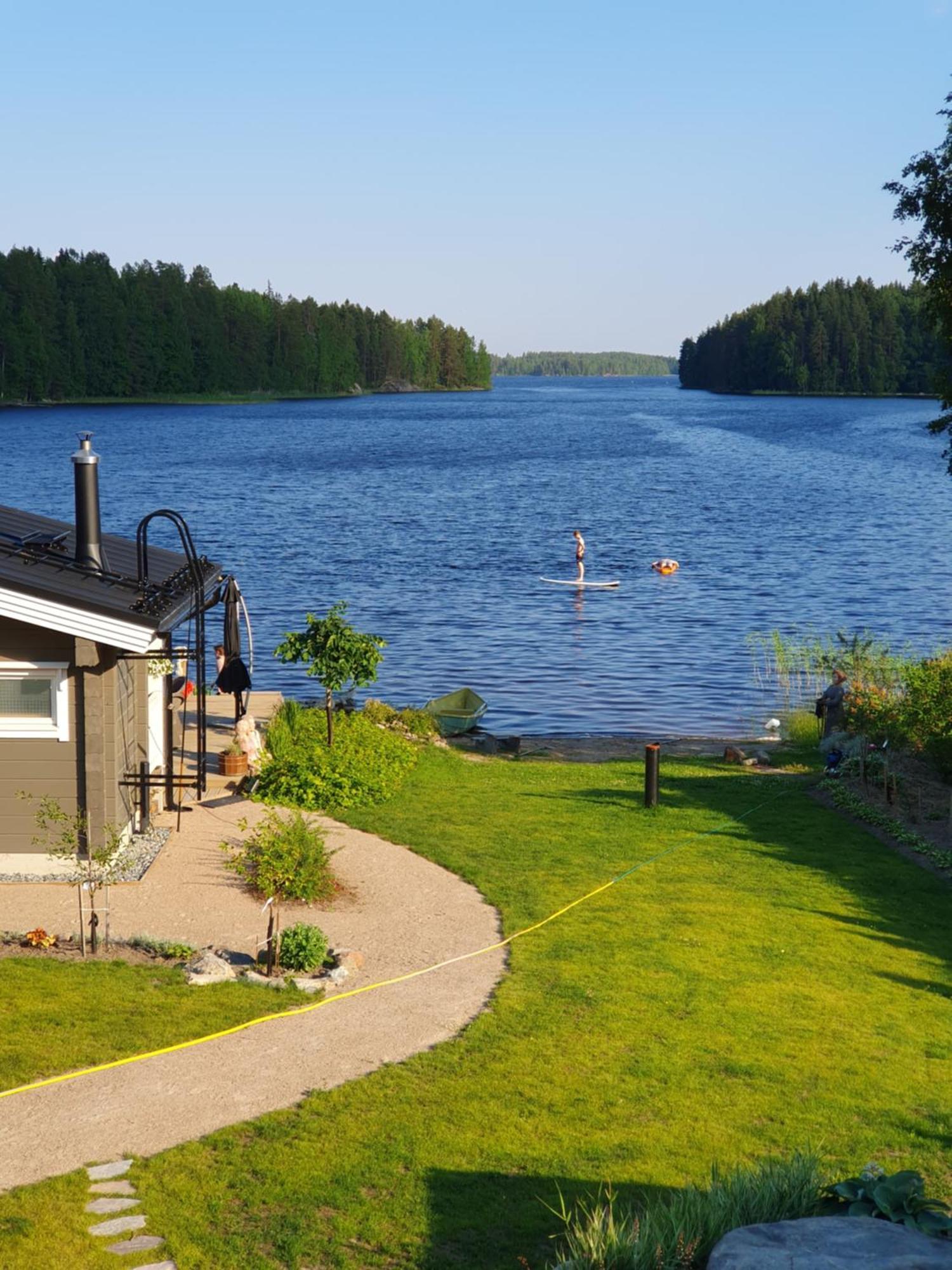 Stunning Log Cabin 45M2 On The Shore Of Kallavesi. Kuopio Luaran gambar